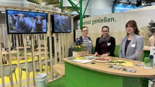 Messestand von reffiSchaf bei der Gr&uuml;nen Woche 2026