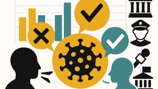 Bild mit Icons, S&auml;ulendiagramm, Menschen im Diskurs